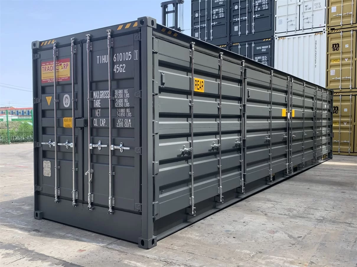 40′ High Cube Side Open Double Door Container
